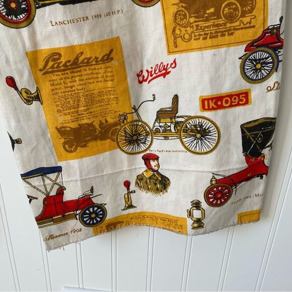 Vintage Handmade Model T Ford Stanley Old Car Pants size large Pontiac Auto - Picture 4 of 7